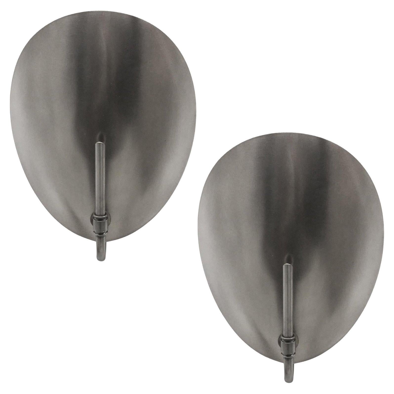 Silver Shell Wall Lights by Gallery L7