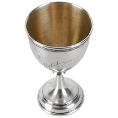 Silver Shot Glass, Latvia By Rg, Riga, 1930s