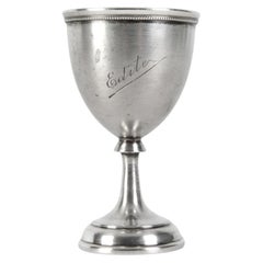 Silver Shot Glass, Latvia By Rg, Riga, 1930s