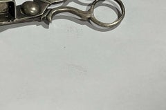 Silver - Silver bolt shears - 19th century