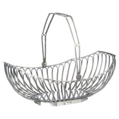 Silver - Silver bread basket - 18th century
