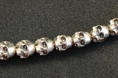 Silver Skull Link Neckchain