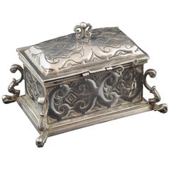 Silver Small Chest for the Holy Oil, 17th Century