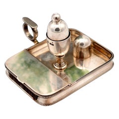 Silver smoking set