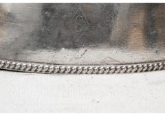 Silver Soldered Entrée Cover With Carlyle Hotel Logo, Ca. 1930