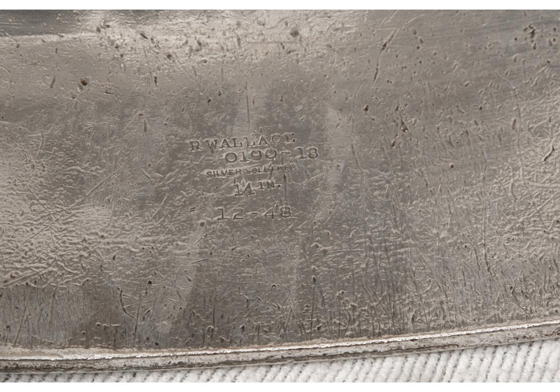 Tapa de entrada soldada en plata con el logotipo del Hotel Carlyle, Ca. 1930 en Desgastado estado para la venta en Bridgeport, CT