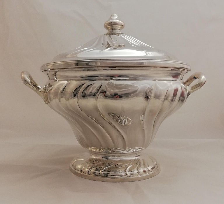 Silver Soupe Terrine For Sale at 1stDibs