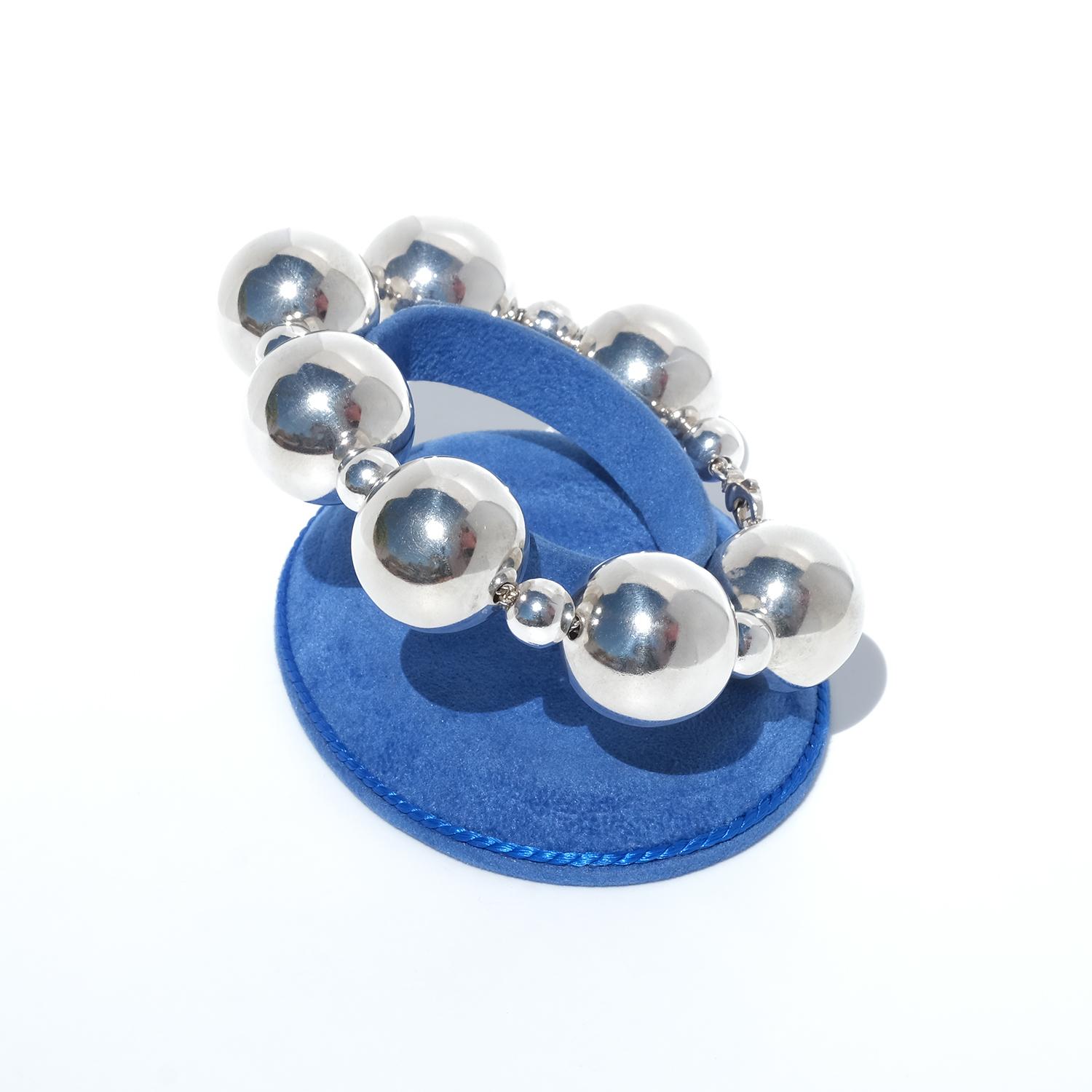 Femenino o masculino Pulsera Esfera de Plata en venta