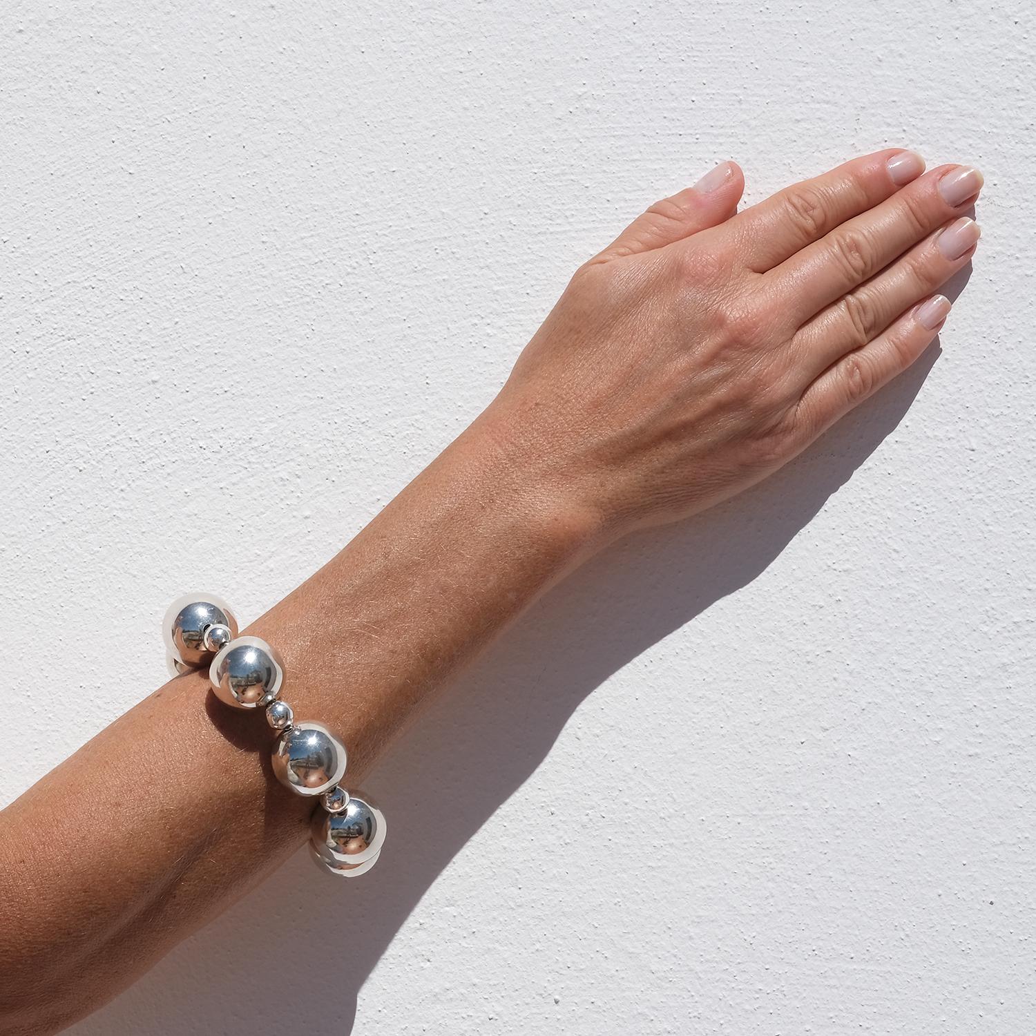 Pulsera Esfera de Plata en venta 3