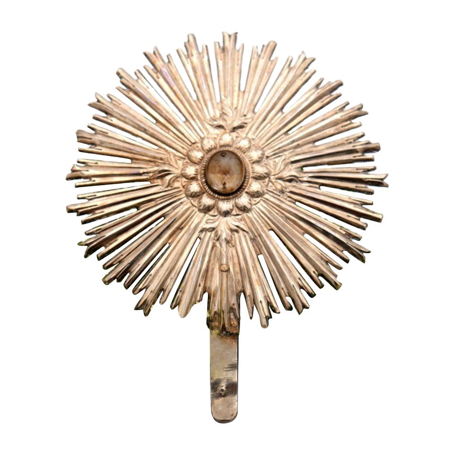 Silver splendor with reliefs For Sale