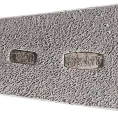 Cuchara de plata para azúcar, Georgia, fabricada por la Fábrica de Joyería de Tiflis, 1960