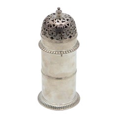 Silver sprinkler with reliefs