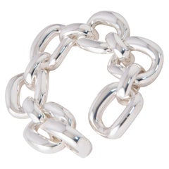 Silver Square Link Bracelet