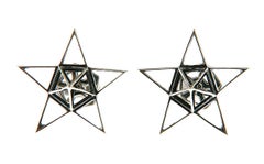 Sterling Silver Star Stud Earrings
