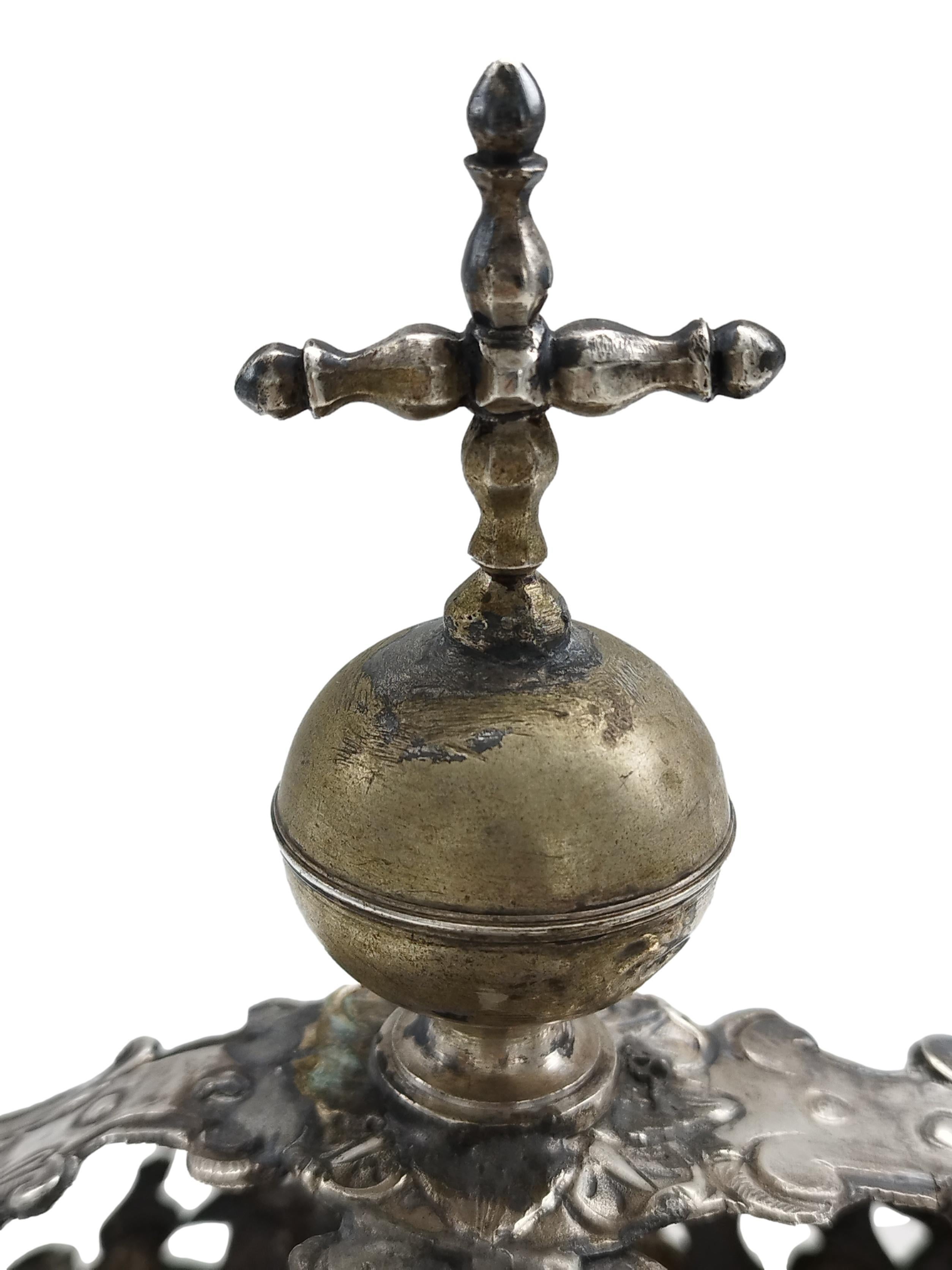 Silver Statue Crown, Neapolitan Workshop, Italy Mid-19th Century 3