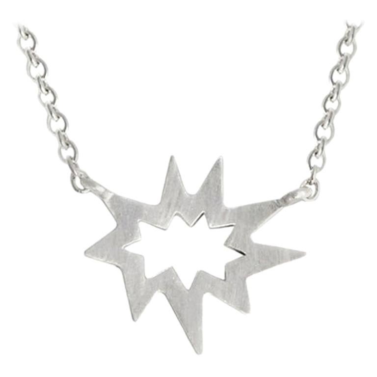 Silver Stellina Nova Star Necklace