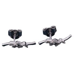 Clous d
oreilles Moissanite en argent sterling 925 beau cadeau d
anniversaire