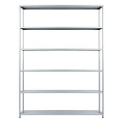 Silver Study Open Shelving Unit