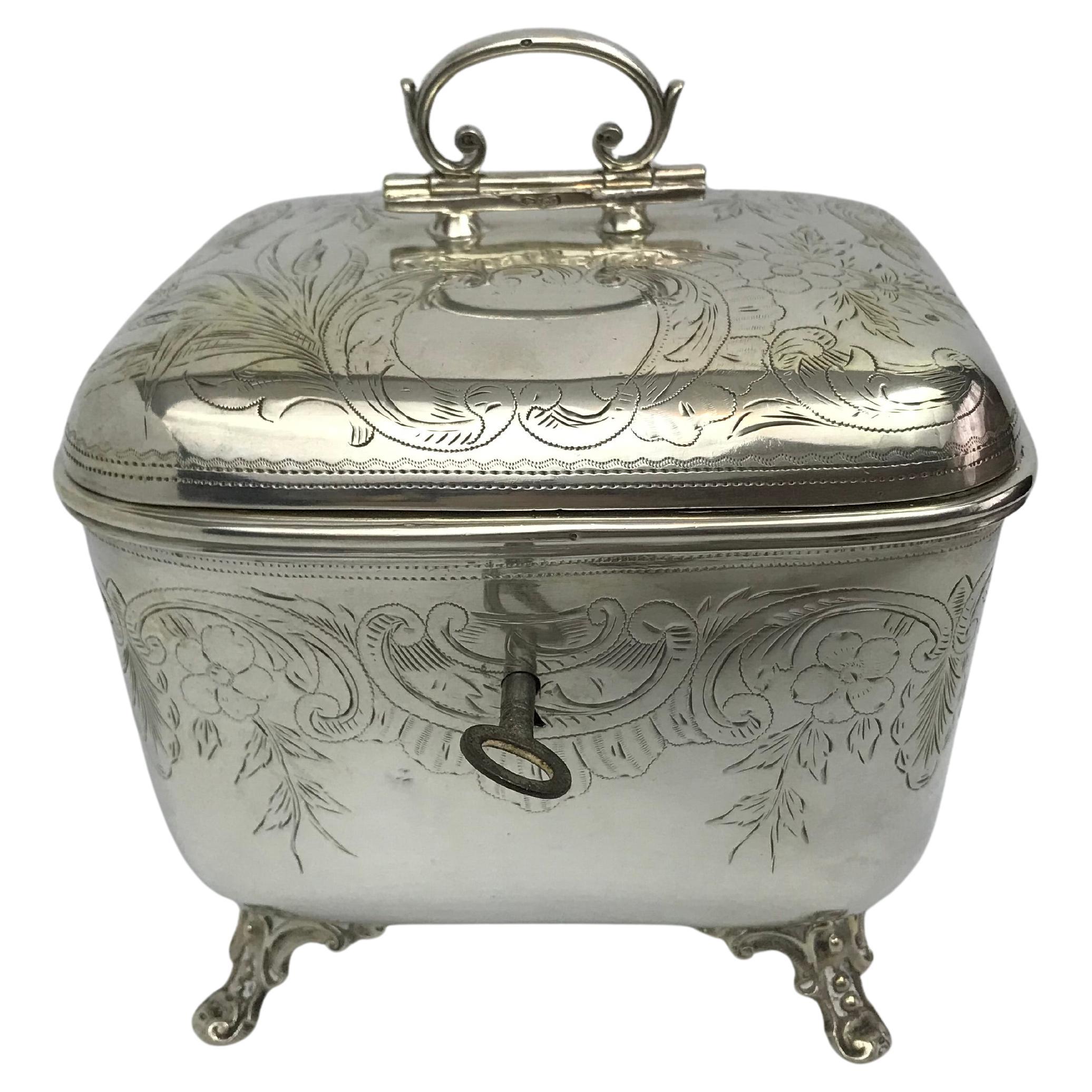 Silver Sugar Bowl Austria- Hungary 19th Century For Sale