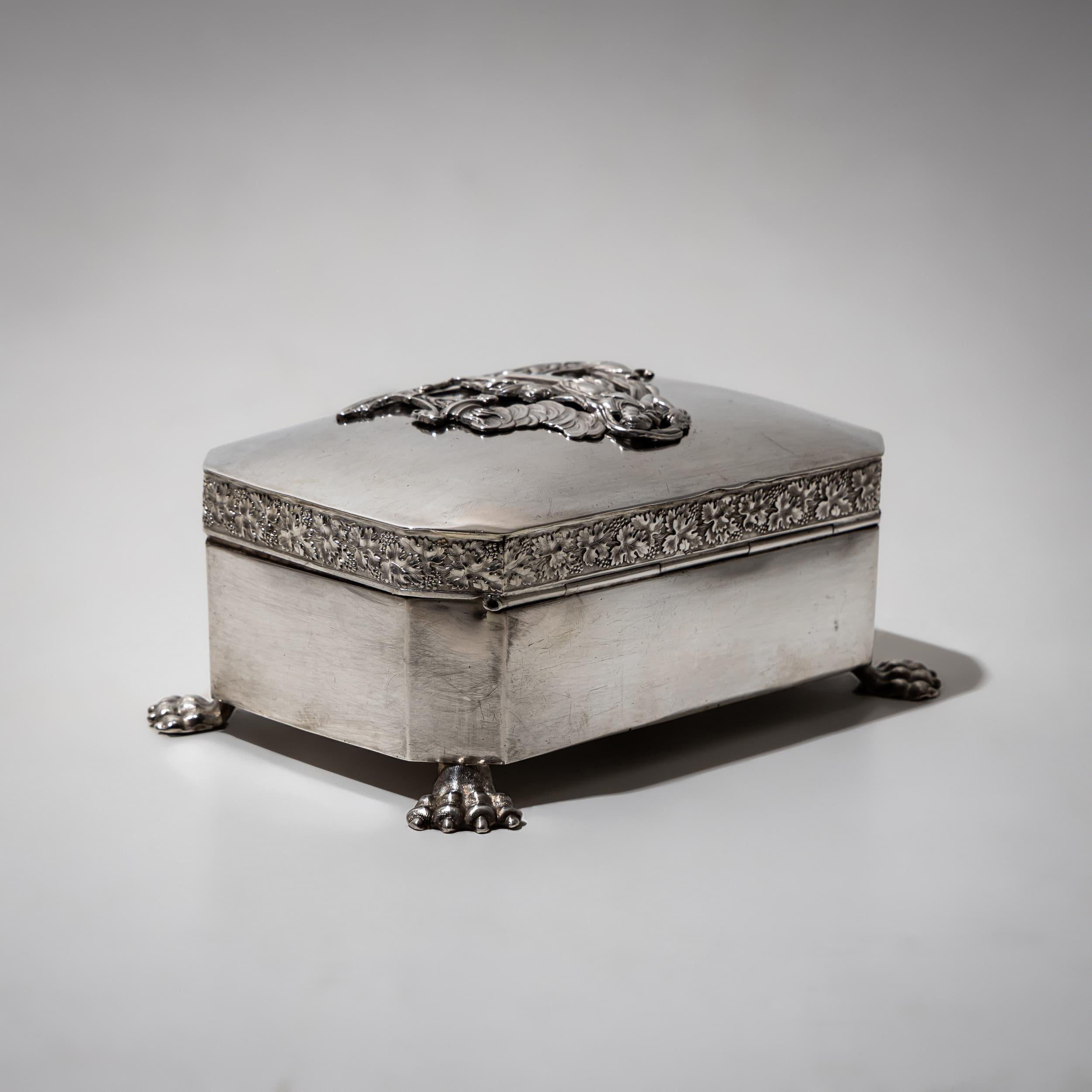 Azucarero de plata, Gebrüder Gerike, Berlín, 1830-1840 Silver en venta