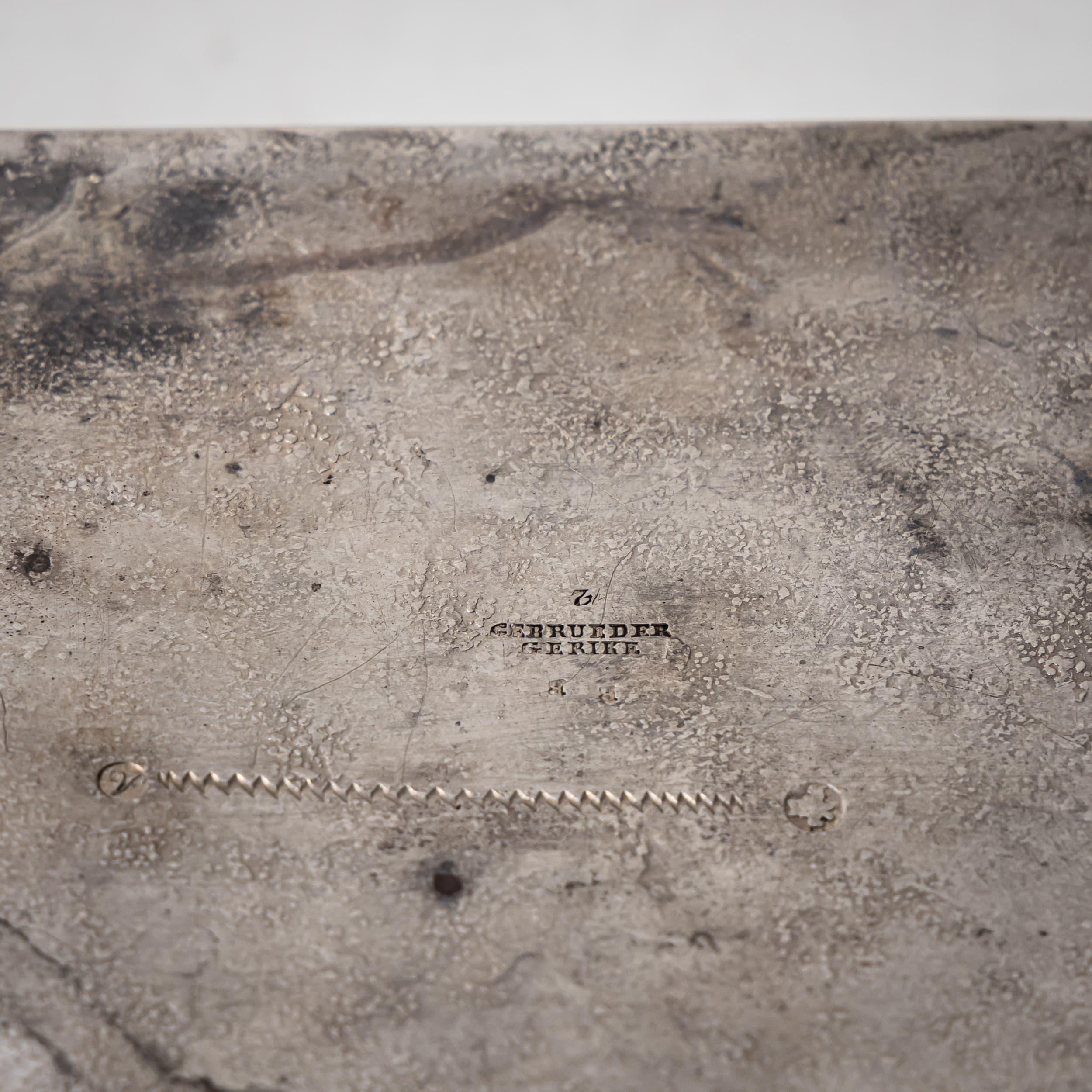 Azucarero de plata, Gebrüder Gerike, Berlín, 1830-1840 en venta 1