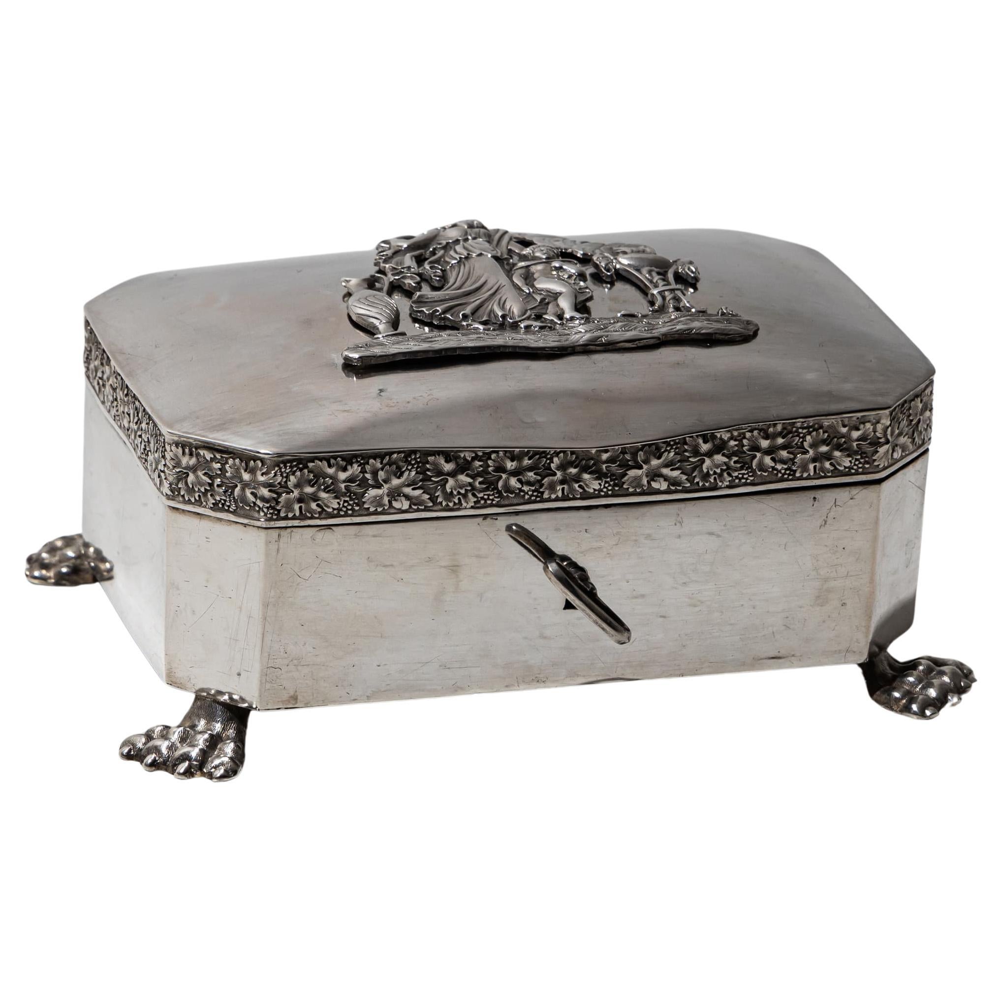 Azucarero de plata, Gebrüder Gerike, Berlín, 1830-1840 en venta