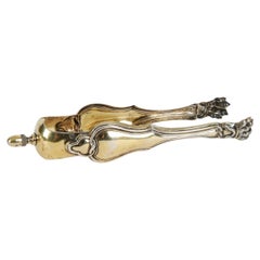 Silver Sugar Tongs, France by Louis Jude Benoit (LB), 1838 - 1858