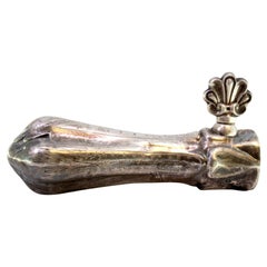 Soporte de plata para muslo de pavo