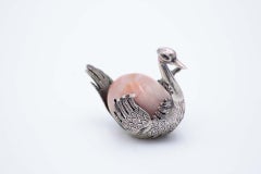 Silver swan miniature