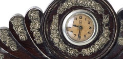 Plata - Reloj de mesa con detalles en plata - Siglo XIX