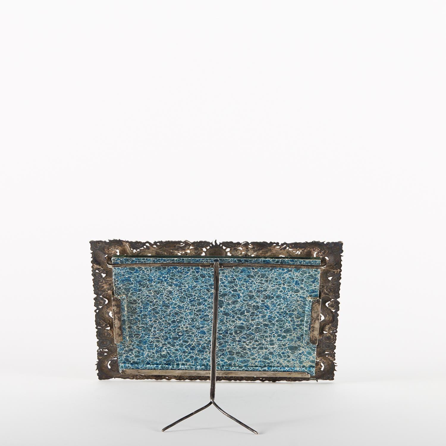 Chinois Miroir de table en argent, Art of Asia, 19e siècle. en vente
