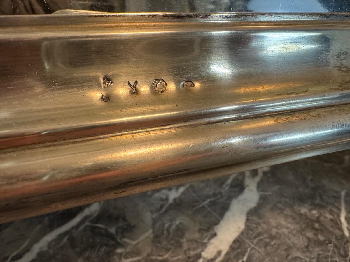 Miroir de table en argent sur socle en bois Venise, vers 1750 en vente 5