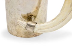 Silver Tankard with Boar Tusk Handle
