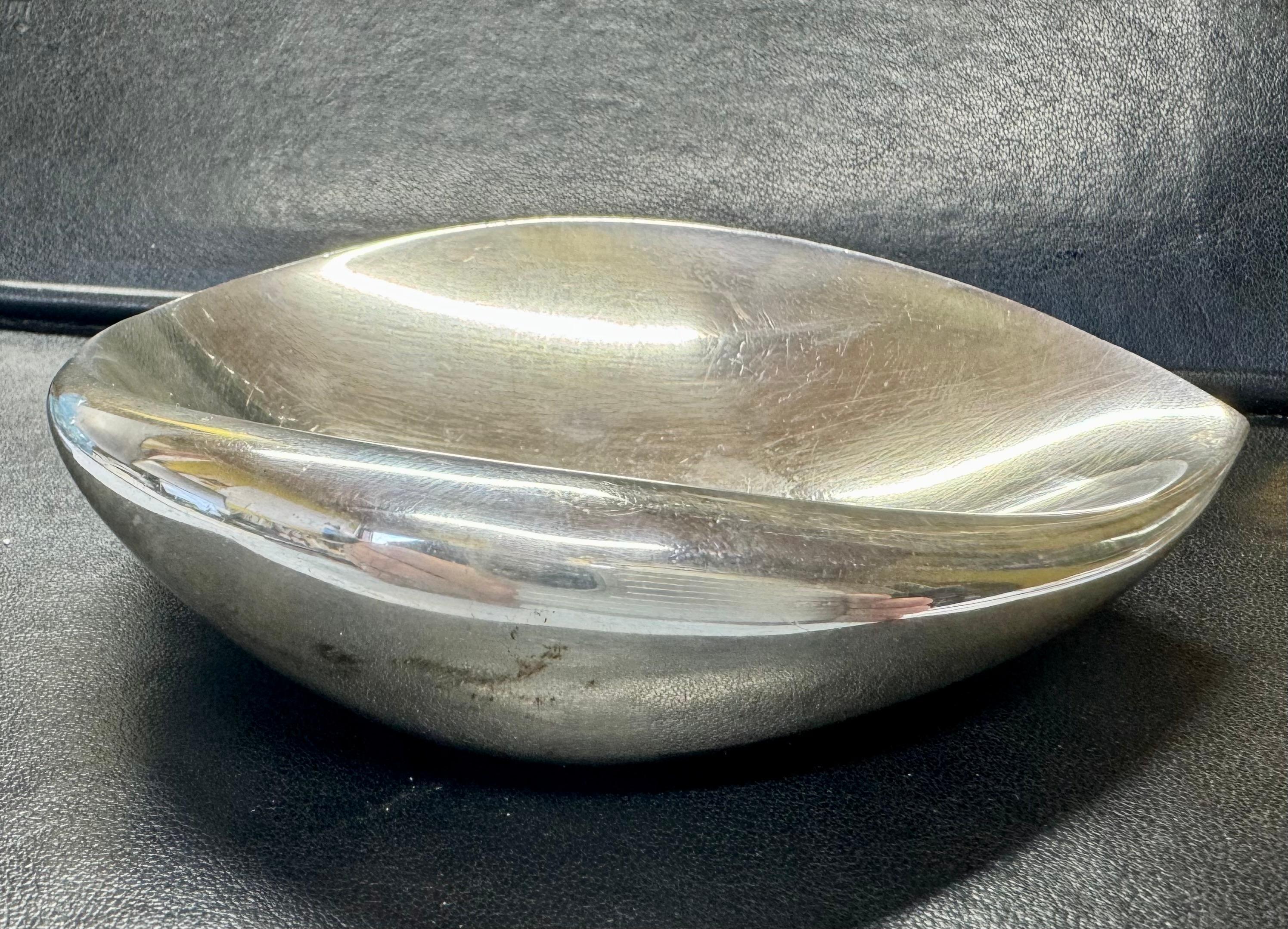 Modernist Silver Tapio Wirkkala Art Bowl 1957 For Sale