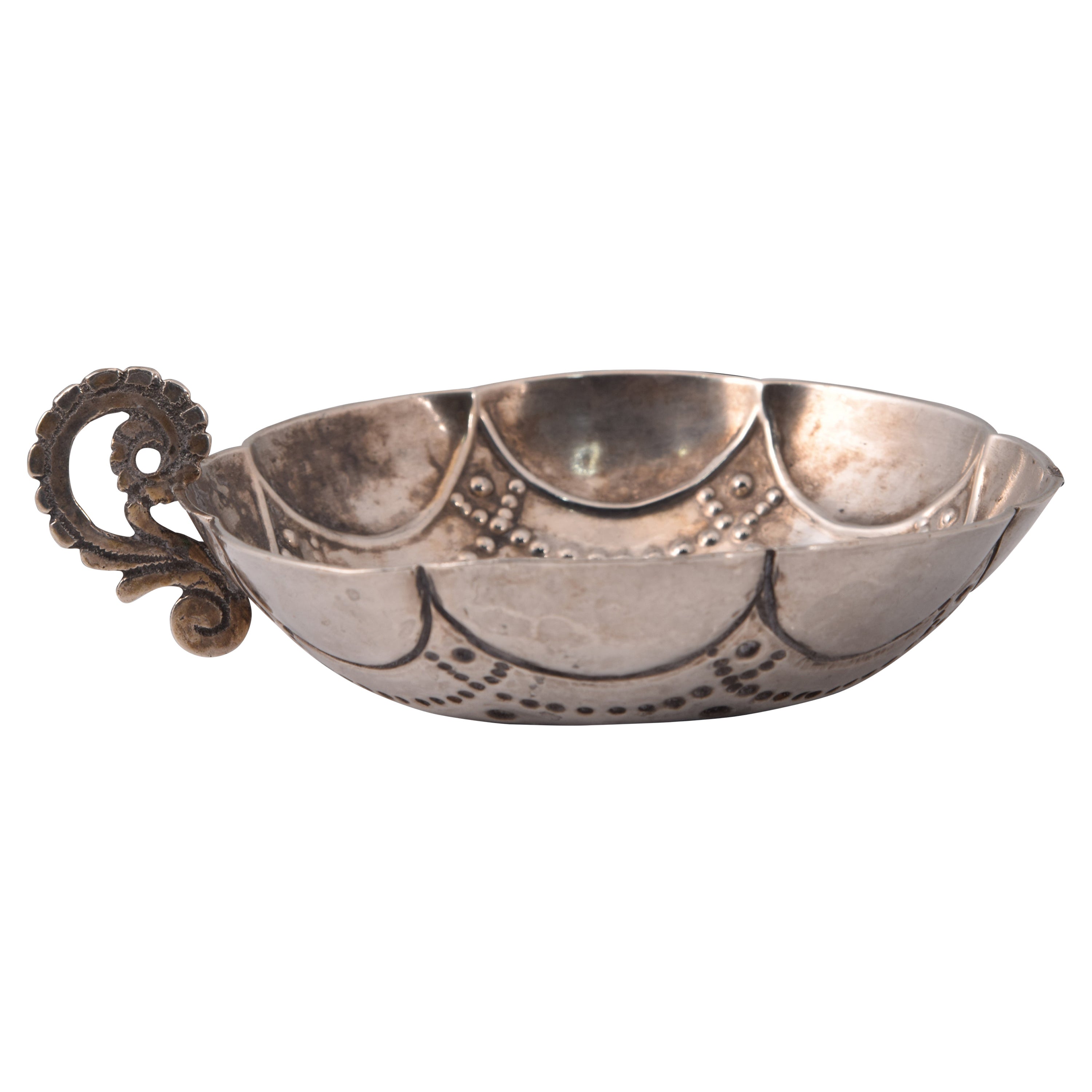 Silver Tastevin, “Tembladera”. Spain, 18th century.
