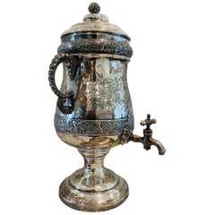 Antique Silver Tea/ Coffee Dispenser by Middletown Plate C