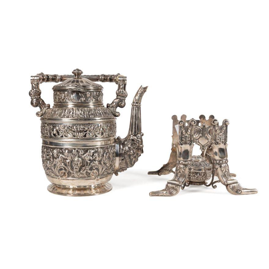 Set da tè e caffè in argento. 9 libbre. in vendita 4