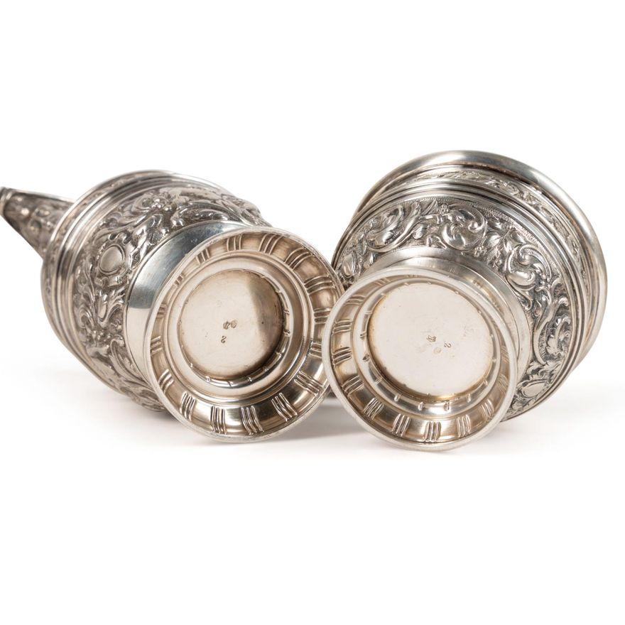 Set da tè e caffè in argento. 9 libbre. in vendita 2