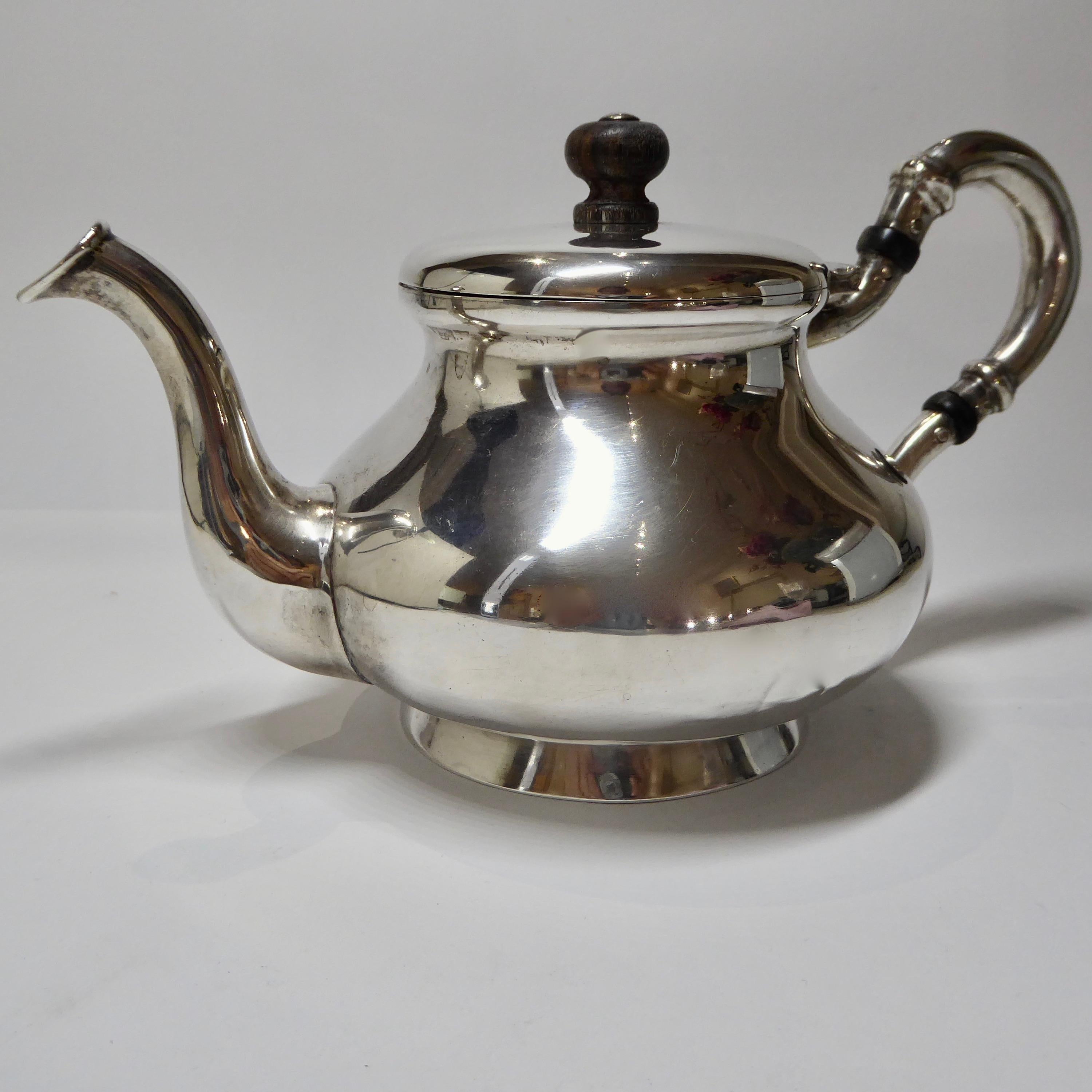 Victorian Silver, Tea Pot, Antique, the Netherlands, 1870, J.H. Balfoort Sr