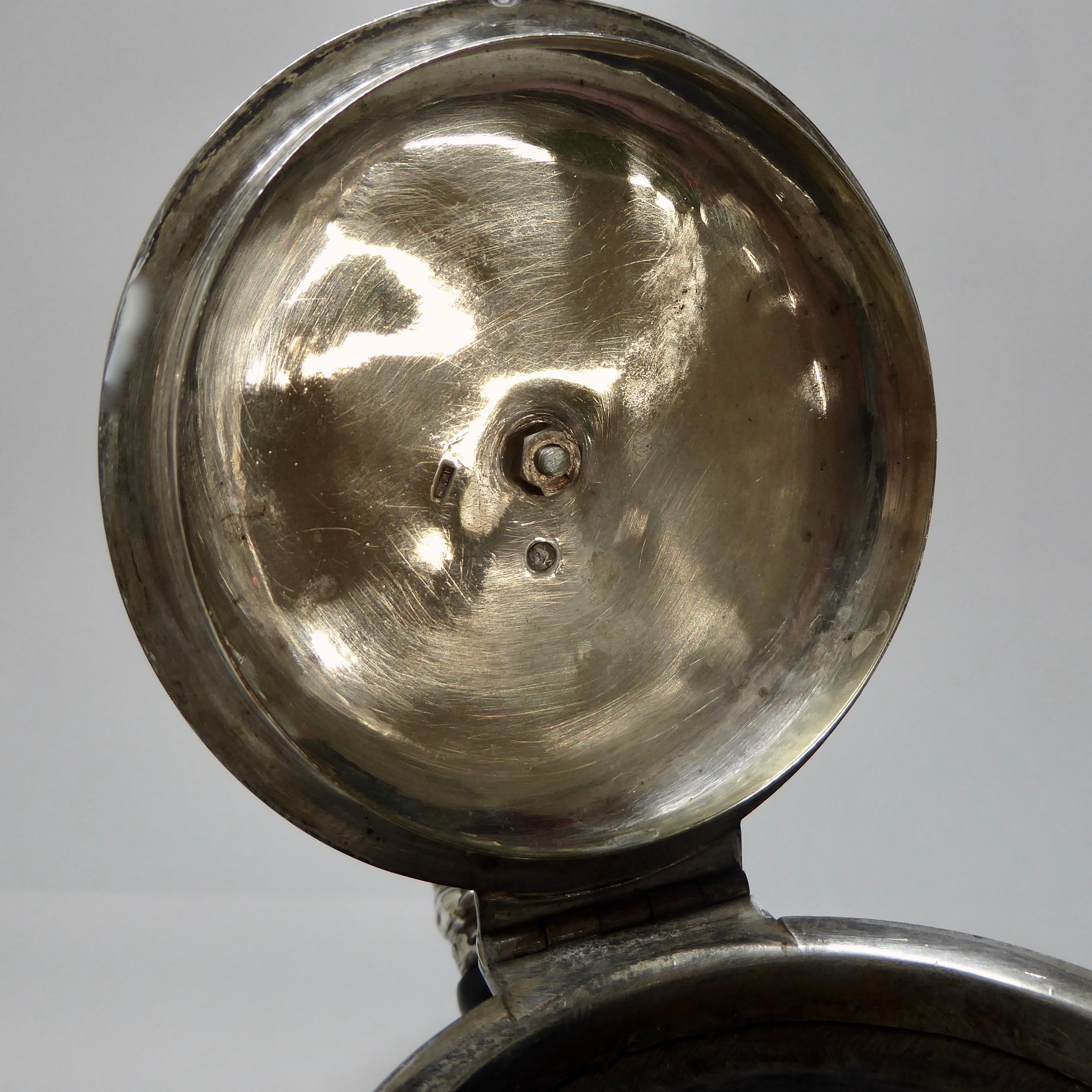 Women's or Men's Silver, Tea Pot, Antique, the Netherlands, 1870, J.H. Balfoort Sr