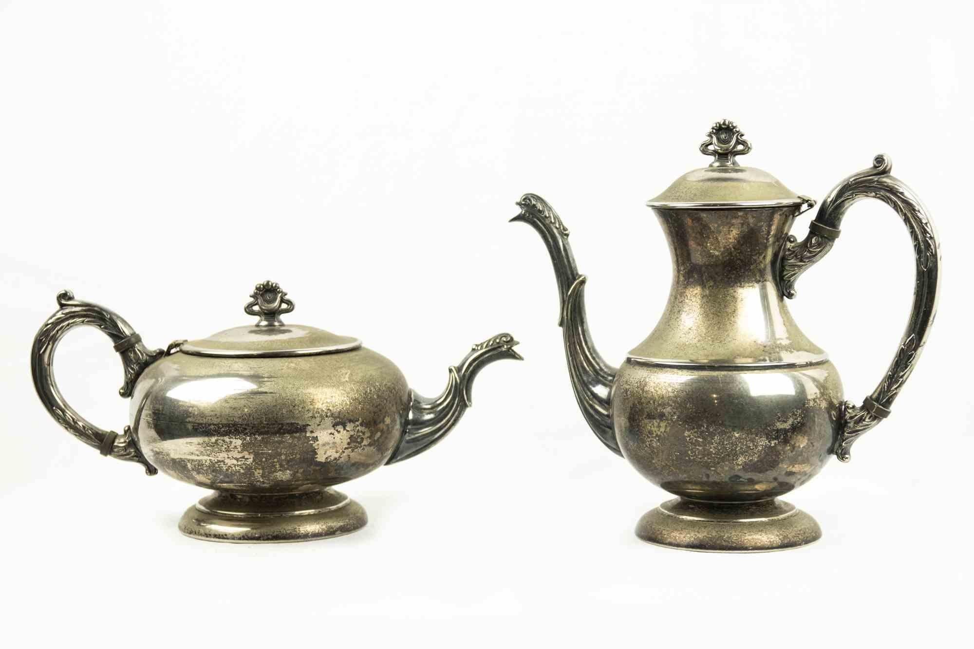 Silbernes Teeservice, frühes 20. Jahrhundert im Angebot 1
