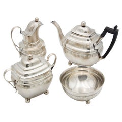 Silver tea service