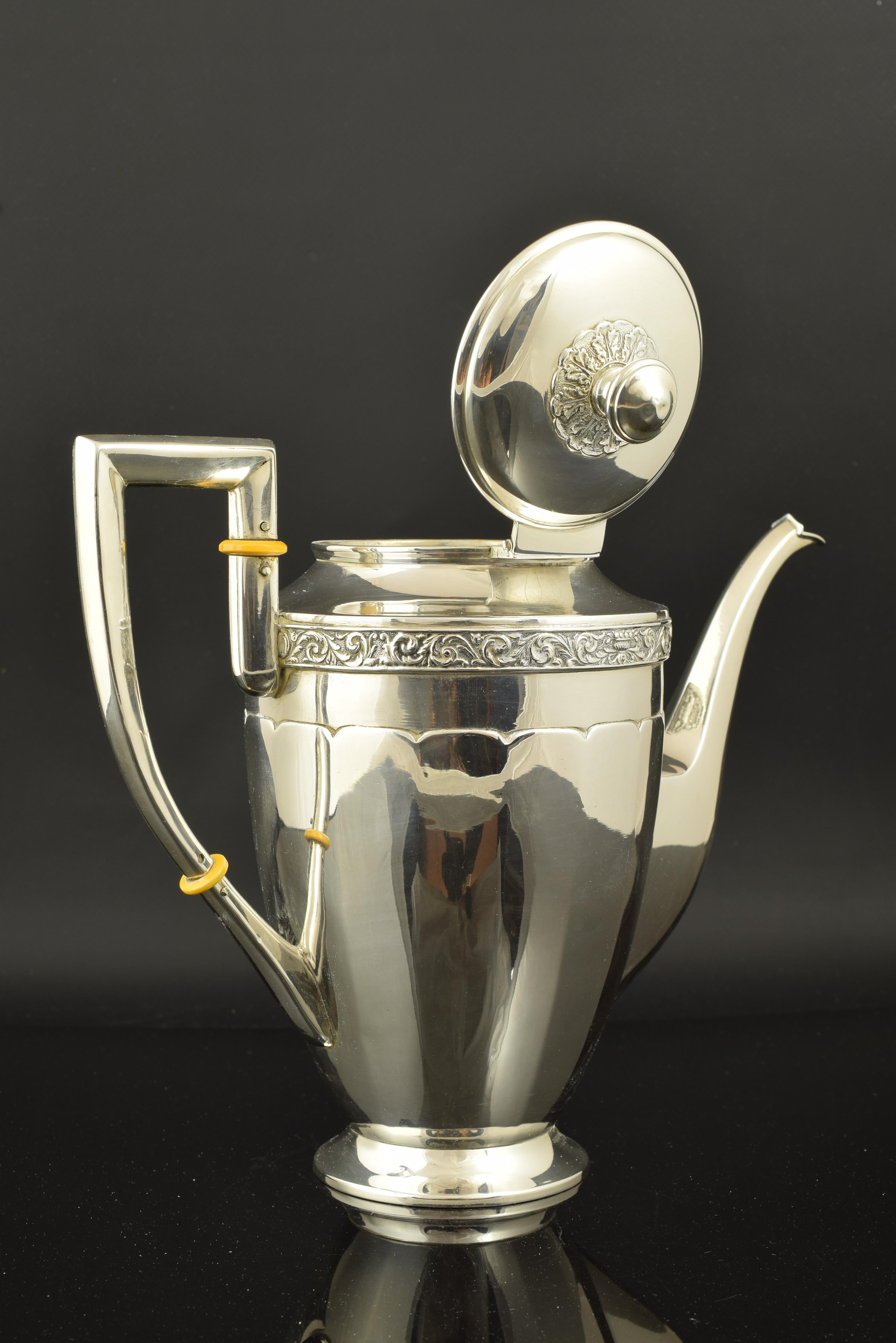 silver teapot markings