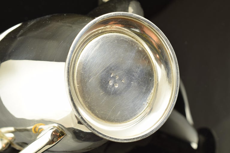 Silver Teapot, with Hallmarks, Dionisio García, Madrid, circa Early