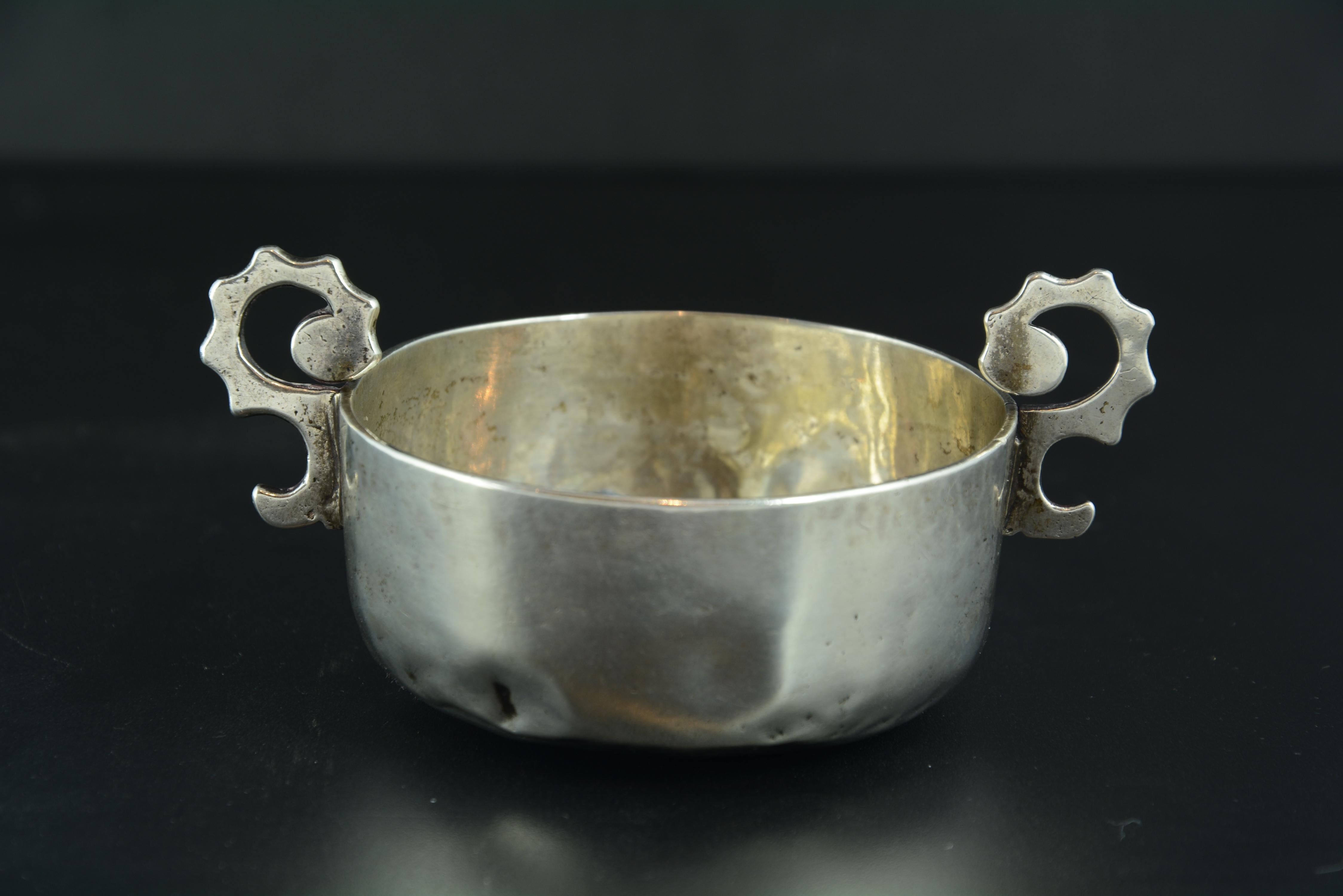 Neoclassical Silver “Tembladera” 'Cup', Juan Montero, Salamanca, Spain, 18th Century For Sale