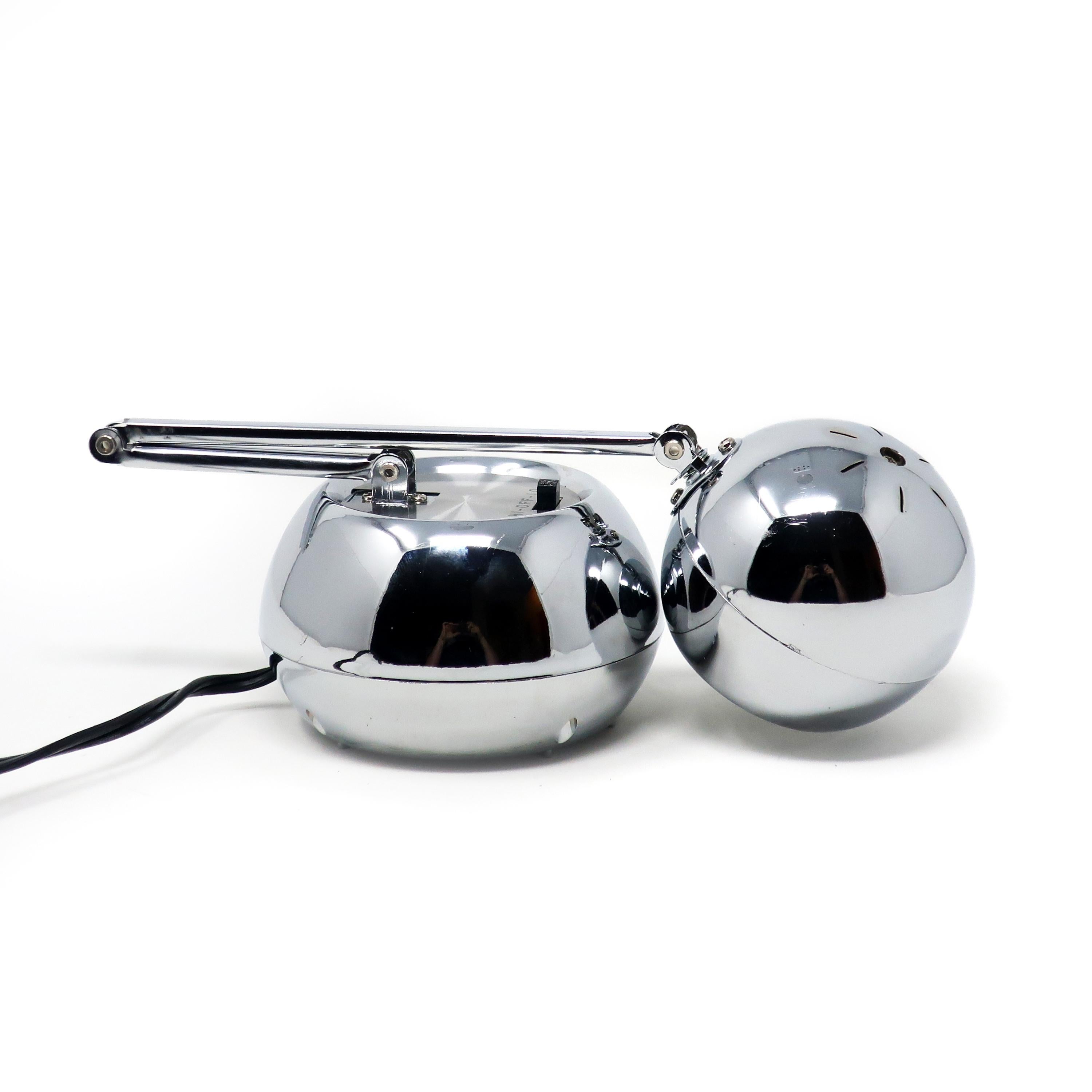 20th Century Silver Tensor Eyeball Desk Lamp