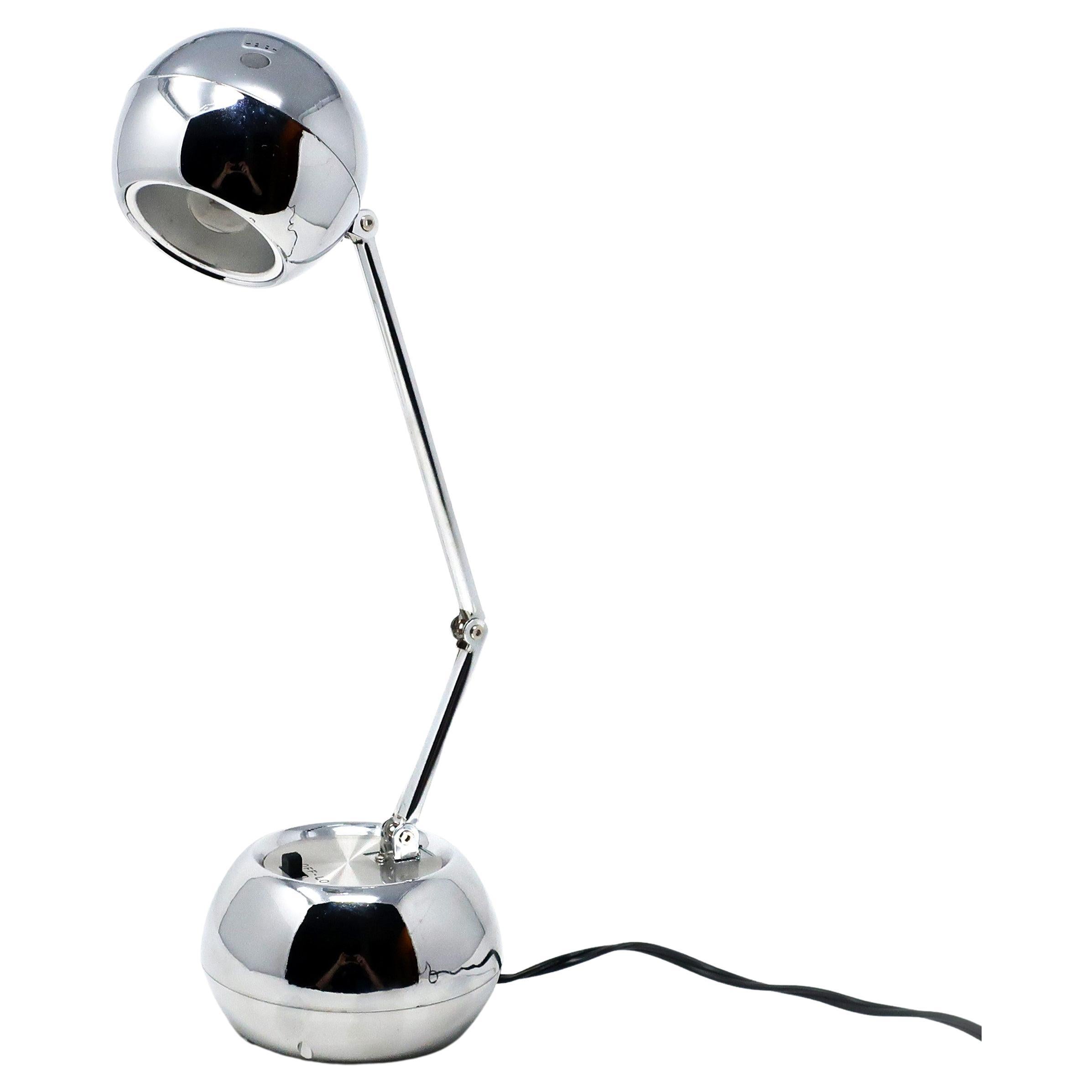 Silver Tensor Eyeball Desk Lamp