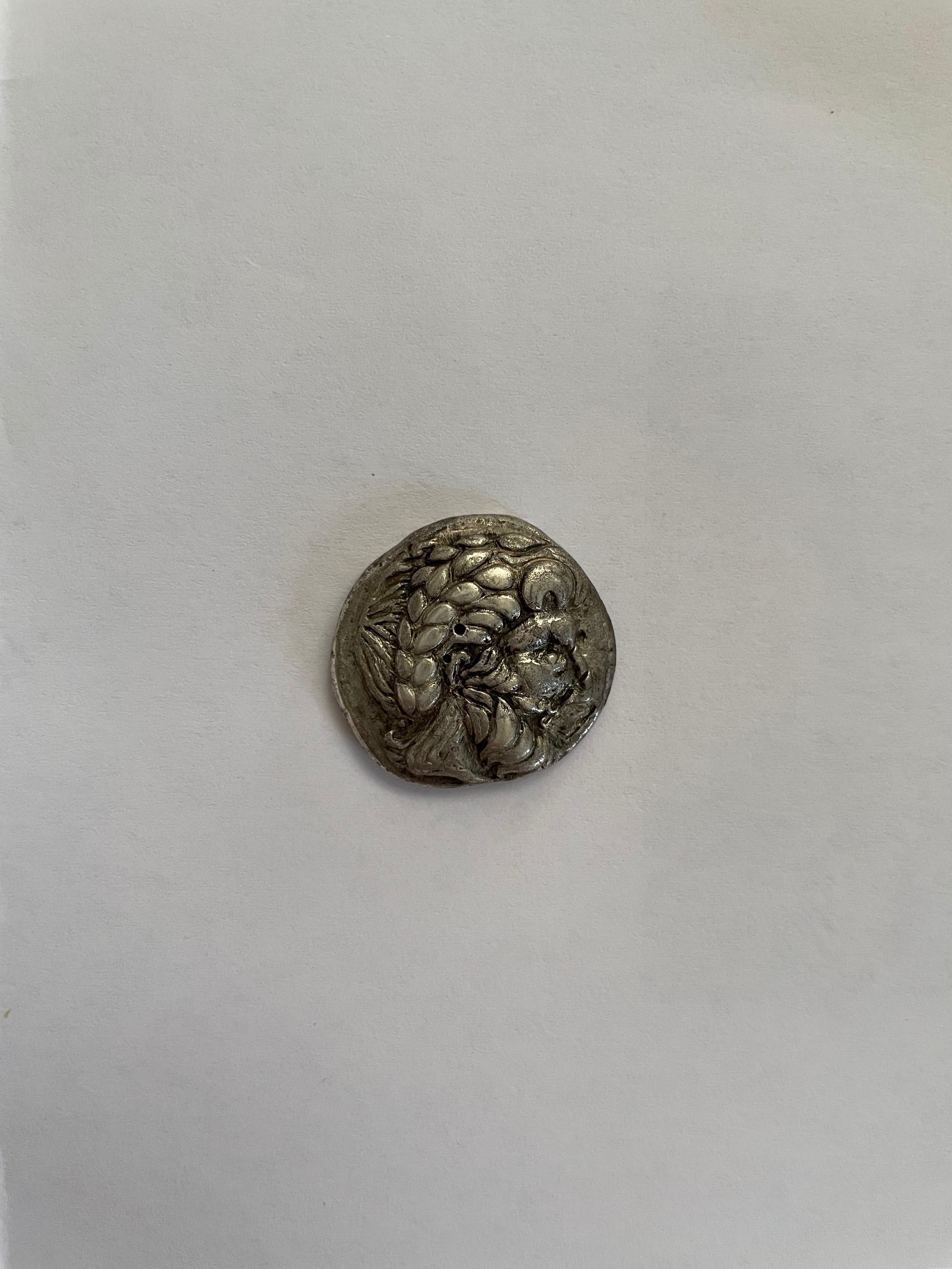 Hand-Crafted Silver Tetradrachm, Danubian Celts, Philip II, circa 330 BC