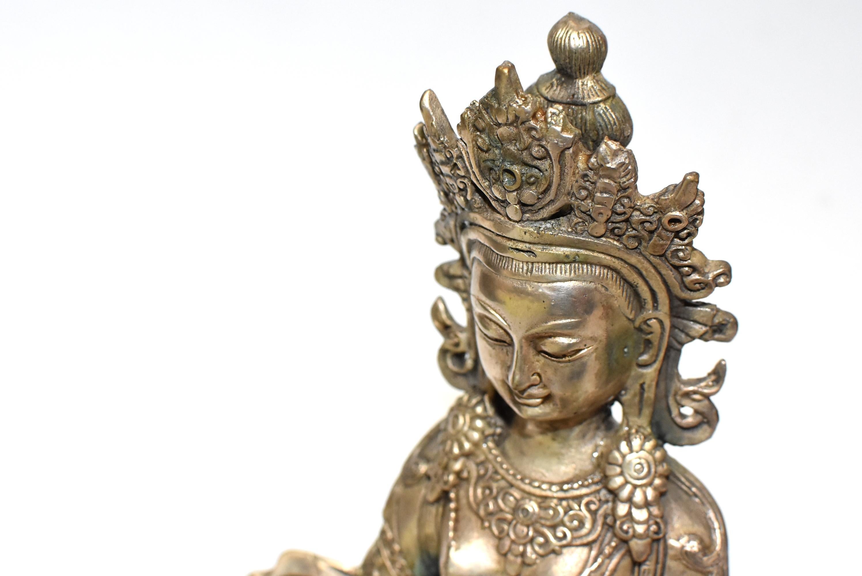 Silver Tibetan Amitayus Buddha 13