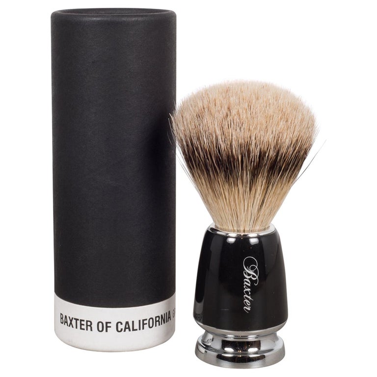 Silver Tip Badger Shave Brush by Baxter of California Fee Shipping For